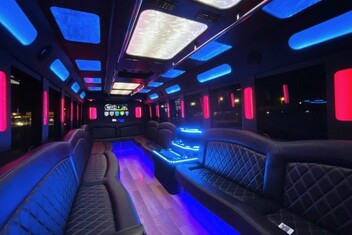 Columbus Limousine Bus Interior