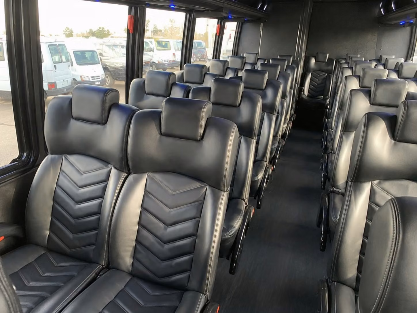 20 passenger minibus interior