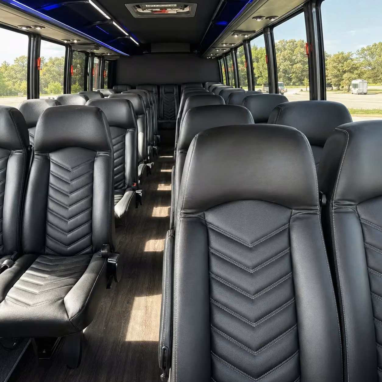 30 passenger minibus interior