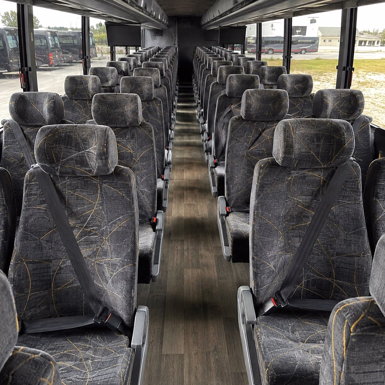 dod compliant charter bus transportation for defense contractors and federal agencies in columbus